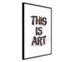 Plakat Artgeist - Art - Črn okvir - 20 x 30 cm