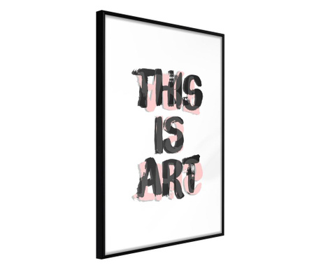 Plakat Artgeist - Art - Črn okvir - 20 x 30 cm