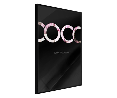 Plakat Artgeist - Coco - Črn okvir - 20 x 30 cm