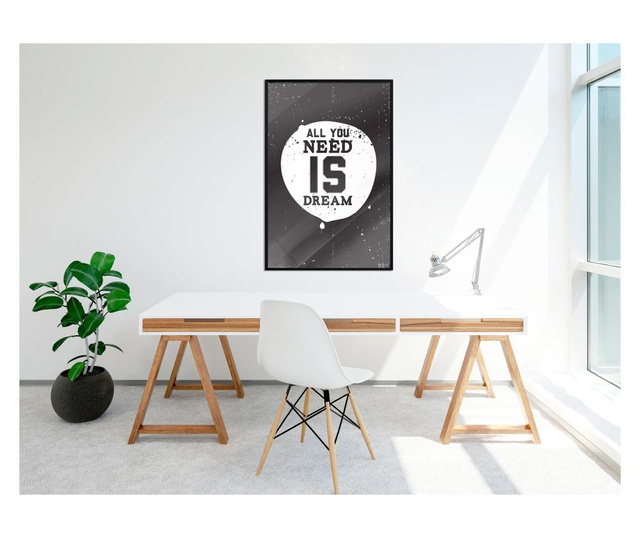 Plakat Artgeist - All You Need - Črn okvir - 40 x 60 cm