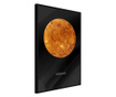 Faldekoráció - the solar system: venus - fekete keret - 20 x 30 cm