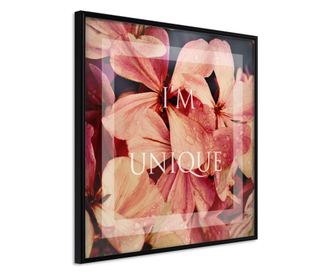 Plakat Artgeist - Believe It (Square) - Črn okvir - 50 x 50 cm