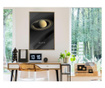 Plakat Artgeist - The Solar System: Saturn - Zlat okvir - 20 x 30 cm