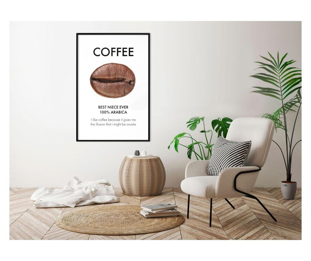Plakat Artgeist - Coffee I - Črn okvir - 30 x 45 cm