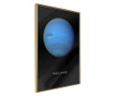 Poster Artgeist - The Solar System: Neptun - Zlatni okvir - 20 x 30 cm