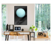 Plakat Artgeist - The Solar System: Uranus - Črn okvir - 30 x 45 cm