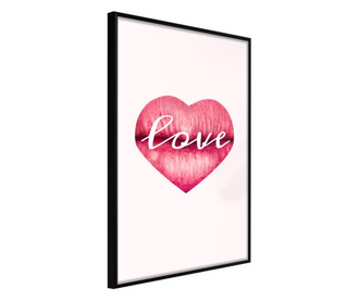 Plakat Artgeist - Kiss of Love - Črn okvir - 30 x 45 cm