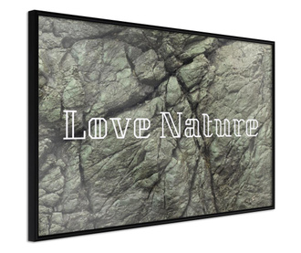 Plakat Artgeist - Nature - Črn okvir - 45 x 30 cm