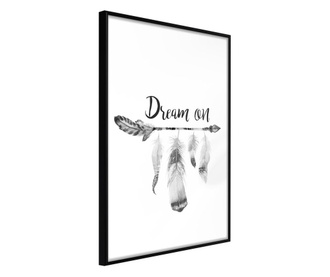 Plakat Artgeist - Dreamer - Črn okvir - 30 x 45 cm