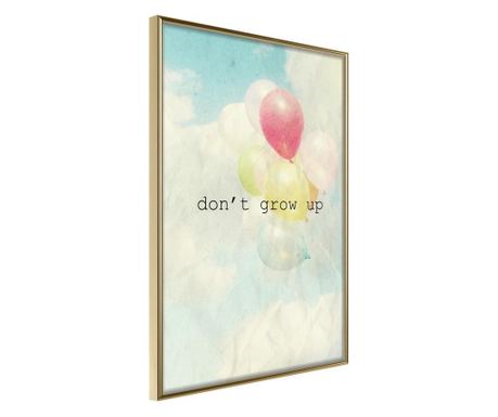 Poster Artgeist - Inner Child - Zlatni okvir - 30 x 45 cm