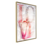 Plakat Artgeist - Love II - Zlat okvir - 30 x 45 cm