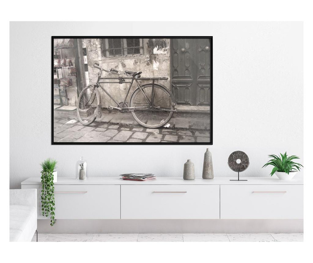 Plakat Artgeist - Old Bicycle - Črn okvir - 60 x 40 cm