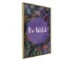 Plakat Artgeist - Find Wildness in Yourself - Zlat okvir - 30 x 45 cm