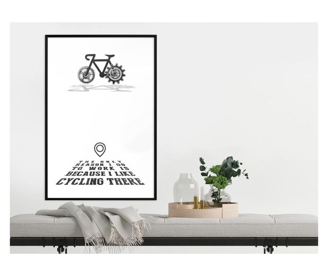 Plakat Artgeist - Good Motivation - Črn okvir - 20 x 30 cm