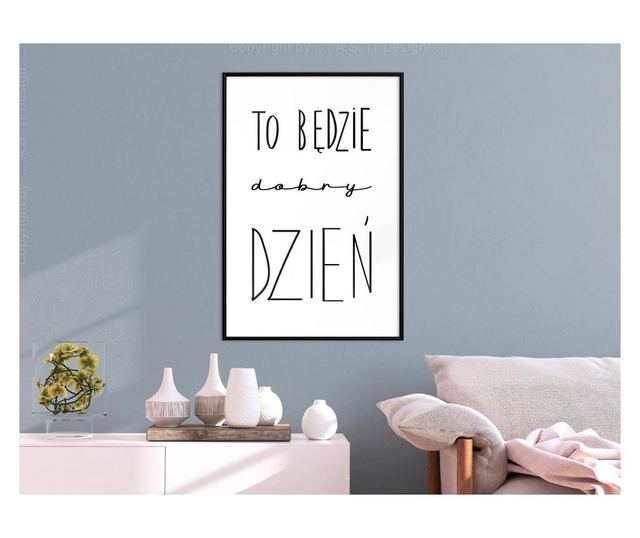 Plakat Artgeist - Good Day - Črn okvir - 40 x 60 cm