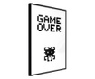 Plakat Artgeist - Game Over - Črn okvir - 20 x 30 cm