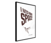 Plakat Artgeist - More Space Needed - Črn okvir - 40 x 60 cm
