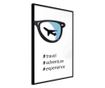 Plakat Artgeist - Life Goals - Črn okvir - 20 x 30 cm