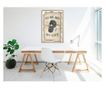 Plakat Artgeist - Hipster - Zlat okvir - 20 x 30 cm