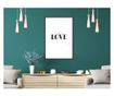 Plakat Artgeist - Simple Love - Črn okvir - 30 x 45 cm