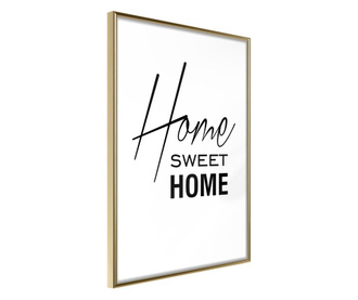 Plakat Artgeist - Home I - Zlat okvir - 20 x 30 cm