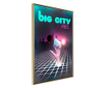 Plakat Artgeist - Night Fever - Zlat okvir - 20 x 30 cm