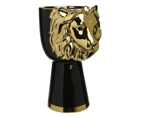 Керамична ваза черно/златно Ф25/34 3-70-473-0039