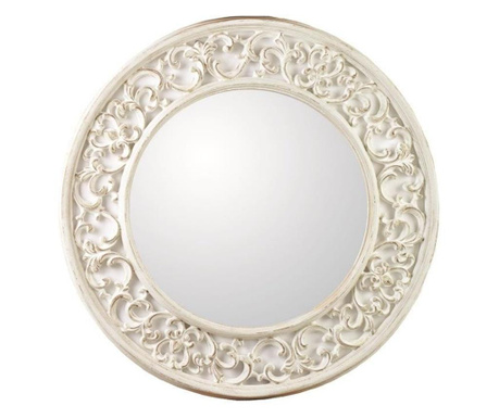 Огледало антично бяло Ф80/4 3-95-641-0126