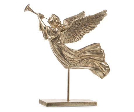 Figurina inger, auriu antichizat, 44x40x22 cm