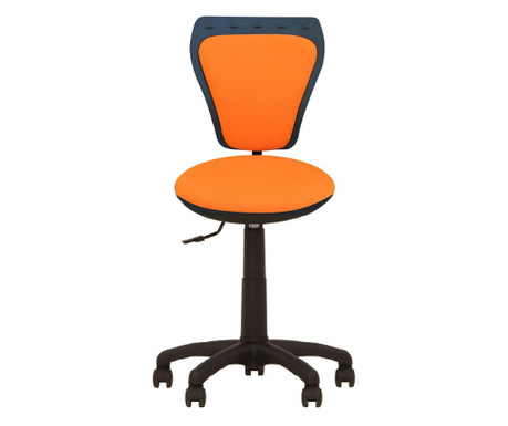 Scaun de birou pentru copii Ministyle, textil, portocaliu