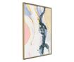 Plakat Artgeist - Pulsating Suggestion - Zlat okvir - 30 x 45 cm