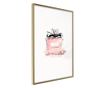 Plakat Artgeist - Pink Scent - Zlat okvir - 20 x 30 cm