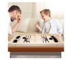 Joc Pucket Game, Hokey Slide, Foosball, din lemn, 55,5 x 28,5 cm