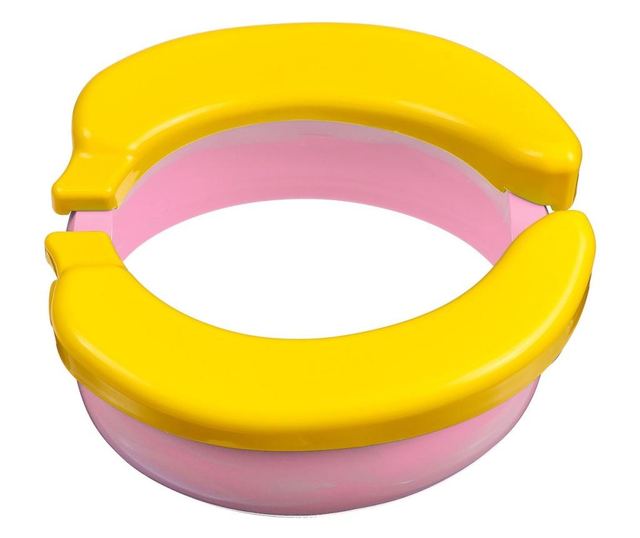 Olita portabila, de calatorie, Banana Travel Potty, roz - Krista®