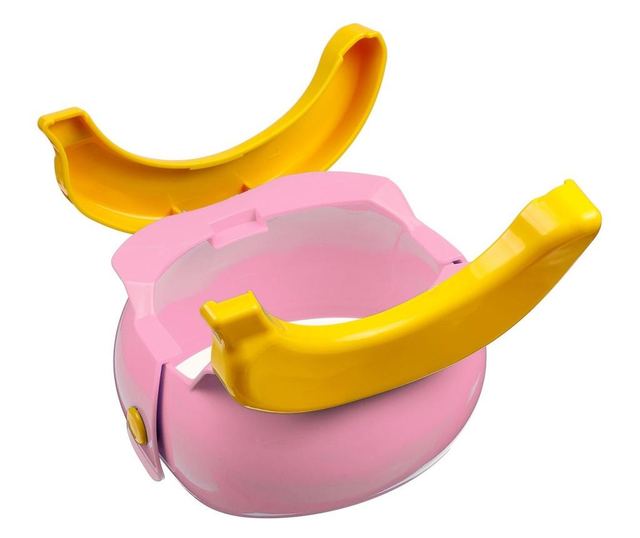 Olita portabila, de calatorie, Banana Travel Potty, roz - Krista®