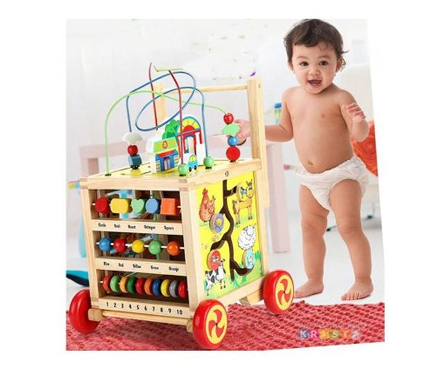 Cubul Educational 7 In 1 Cu Antemergator