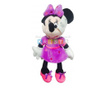 Mascota din plus fetita Minnie, 35 Cm, roz cu buline albe