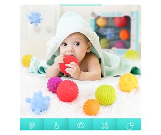 Set 6 mingi senzoriale pentru baita