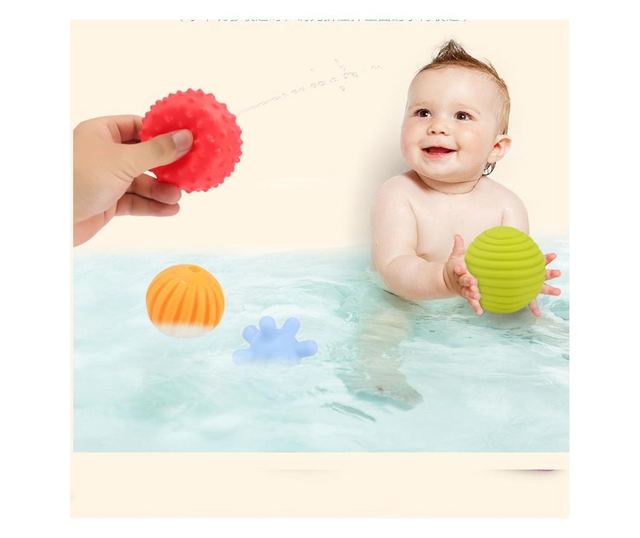 Set 6 mingi senzoriale pentru baita