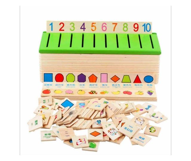 Jucarie Montessori Din Lemn Clasificarea