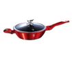 Tigaie cu capac 4.9 litri, berlinger haus, 32 cm, burgundy metallic line, bh 1261