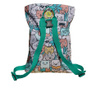 Rucsac Handmade Backpack pentru Copii, Pisici in Vacanta in Destinatie Exotica, Multicolor, 45x37 cm