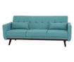 Sofa na razvlačenje s tirkiznom tekstilnom presvlakom Arkadia 200x85x85 cm