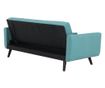 Sofa na razvlačenje s tirkiznom tekstilnom presvlakom Arkadia 200x85x85 cm