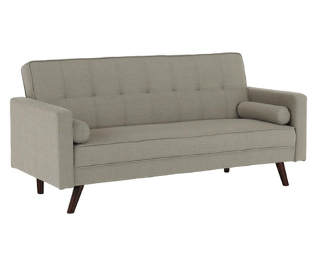 Kihúzható kanapé bézs textil kárpitozással Otisa 189x76x89 cm