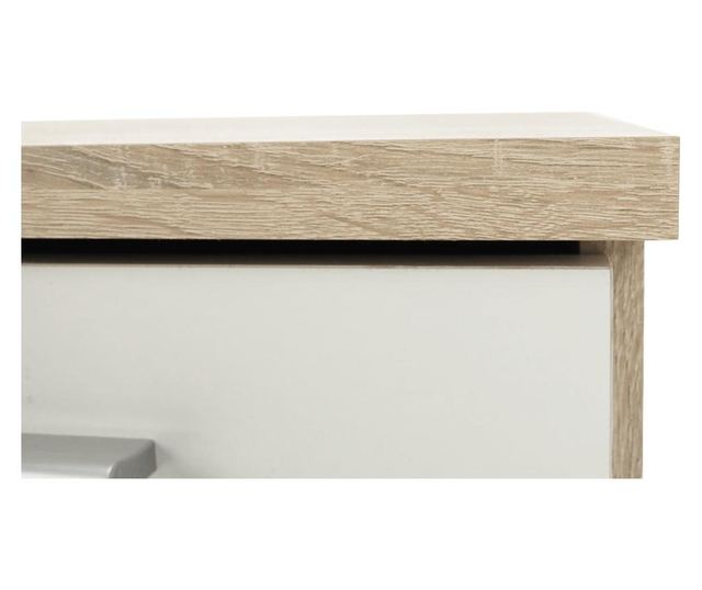 Eustach fehér sonoma tölgy íróasztal 137x60x76 cm