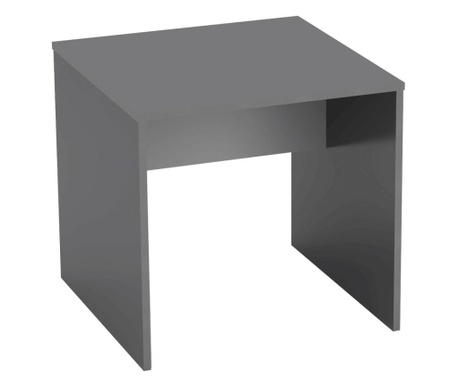 Pisalna miza iz mdf siva laminirana Rioma II 80x80x76 cm