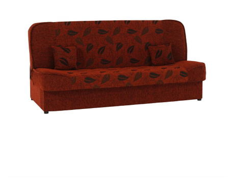 Kihúzható kanapé tégla textil kárpitozással Ázsia modell 194x86x95 cm