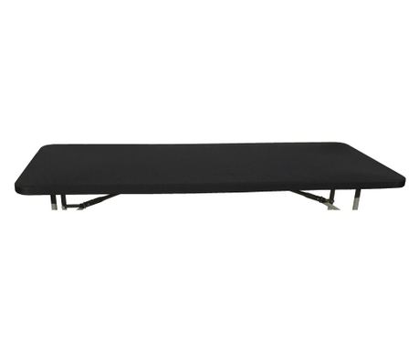 CULINARO Capac elastic negru pentru masa catering 180x76xh74cm