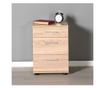 Noptiera Adore Trendline, 3 sertare, 40 x 57 x 39 cm - Bej